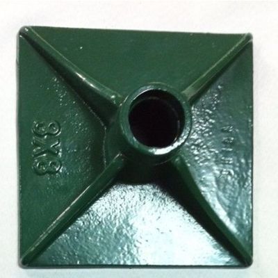 Utilisée largement sur mesure, garde-corps en fonte à base fixe avec certificat EU/ISO9001 2008