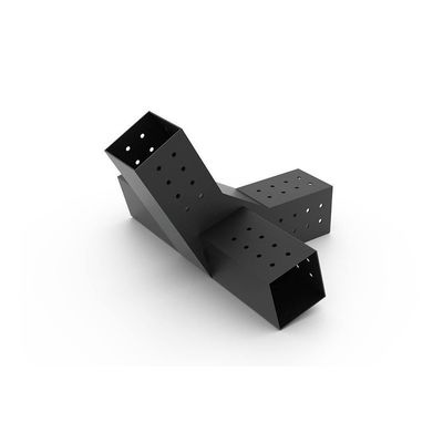 Kit de pergola personnalisé avec support de base d'angle et connecteur de poutres de bois 290g