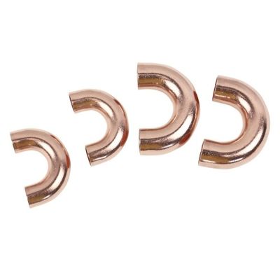 0.5mm-25mm épaisseur personnalisée OEM cuivre U Bend avec 180 degrés coude tuyaux et raccords