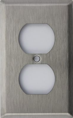 Plaque murale en acier inoxydable certifiée ROHS ISO pour les interrupteurs personnalisable selon la demande