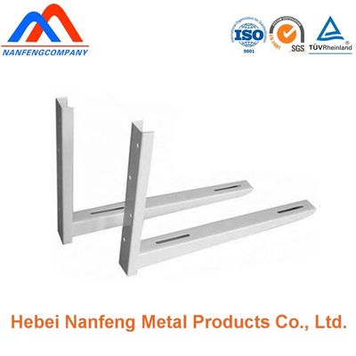 0.4-3 mm épaisseur acier support en forme de L pour le support d'étagère de climatiseur en métal