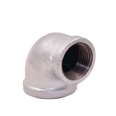Connexion de la bride Pipe galvanisée en acier au carbone raccords métalliques coudes avec matériaux