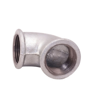 Connexion de la bride Pipe galvanisée en acier au carbone raccords métalliques coudes avec matériaux