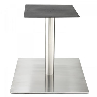 Pieds de meubles en acier inoxydable Piédestal de table de style carré pour meubles personnalisés