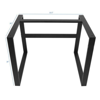 Pieds de meubles en acier inoxydable Piédestal de table de style carré pour meubles personnalisés