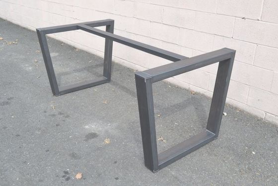 Pieds de meubles en acier inoxydable Piédestal de table de style carré pour meubles personnalisés