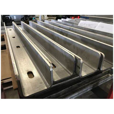 Couleur personnalisée en acier inoxydable industriel / feuille d'aluminium, étiquetage, pliage, découpe au laser, fabrication