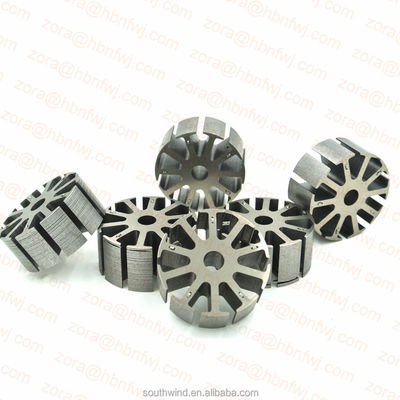Rotor et stator pour moteur à stratification en acier au silicium, certifié ISO/TS 16949 2000