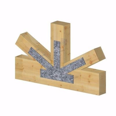 Connecteur en bois lourd, support métallique pour la structure de support en bois