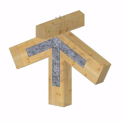 Connecteur en bois lourd, support métallique pour la structure de support en bois