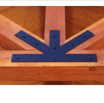 Connecteur en bois lourd, support métallique pour la structure de support en bois
