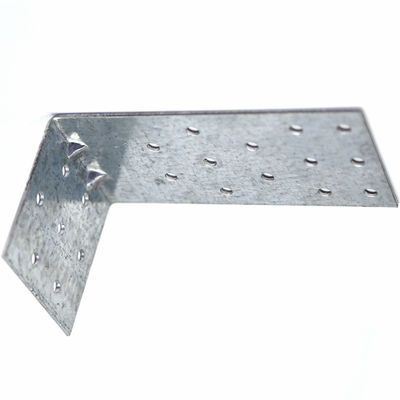 Support d'angle en acier plat personnalisé pour maison en bois Durable et facile à installer