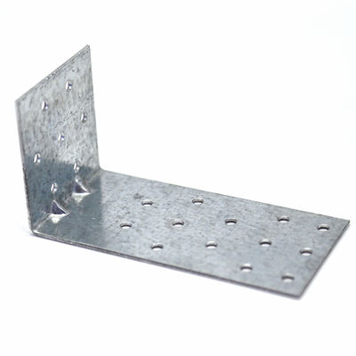 Support d'angle en acier plat personnalisé pour maison en bois Durable et facile à installer