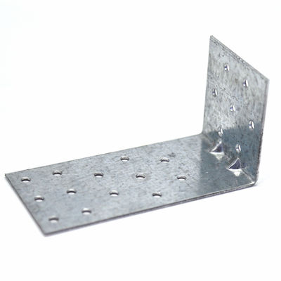 Support d'angle en acier plat personnalisé pour maison en bois Durable et facile à installer