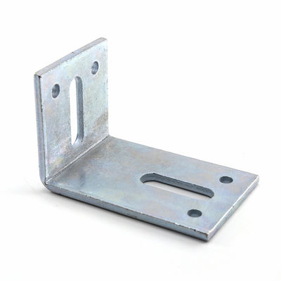 Logo personnalisé support de coin plat galvanisé pour les machines de construction non standard