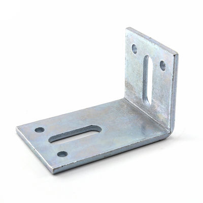 Logo personnalisé support de coin plat galvanisé pour les machines de construction non standard