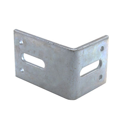 Logo personnalisé support de coin plat galvanisé pour les machines de construction non standard