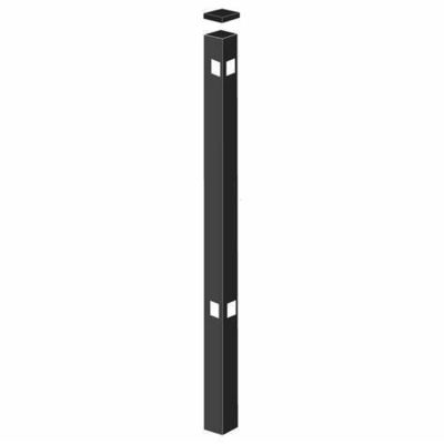 Poteaux de clôture en acier métallique pour solutions de clôture non standard et personnalisables
