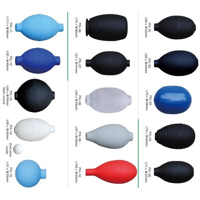 Pompes à aspiration à main ampoule en caoutchouc avec soupape