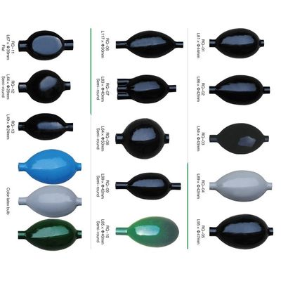 Pompes à aspiration à main ampoule en caoutchouc avec soupape
