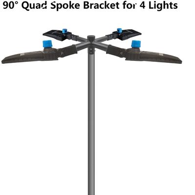 Support à un seul côté Pouls lumineux bras support Quad Spoke 3 " Adaptateur Tenon Adaptant 3-10mm épaisseur