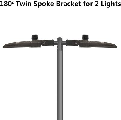 Accessoires pour le montage de supports à deux rayons anodisés à 180 degrés pour la lumière de stationnement à LED