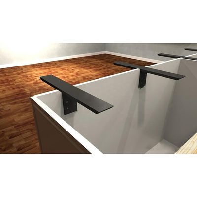 Support de comptoir T-Brace non standard pour les installations sur mesure