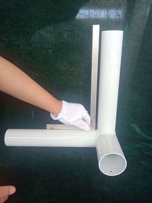 90 degrés, double pôle à rayons, support de monture supérieure avec structure à un seul côté et n'importe quelle couleur