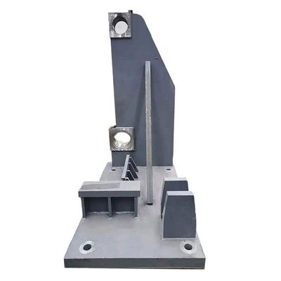 Support de cadre en tôle épaisse avec fabrication de découpe au laser de soudage et finition polissée