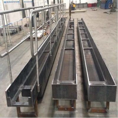 Traitement du soudage sur mesure pour les charges lourdes Structure de cadre de support mécanique de grande taille