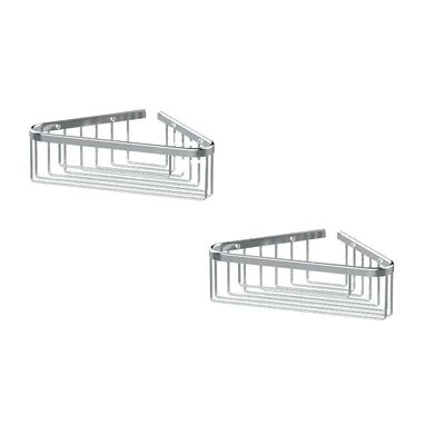 Étagère de douche triangulaire à couche unique étagère d'angle pour le montage murale personnalisé et robuste