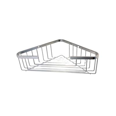 Étagère de douche triangulaire à couche unique étagère d'angle pour le montage murale personnalisé et robuste