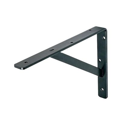 Modèle de supports en bois noir avec un supports et une structure personnalisés