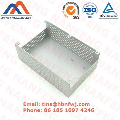 Processus de découpe et de flexion au laser boîte métallique en aluminium pour les besoins personnalisés
