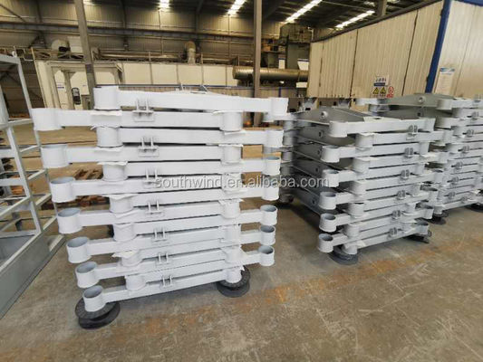 Épaisseur de 3 à 10 mm Structure lourde en acier cadre de soudage Fabrication pour les poteaux de lampadaire