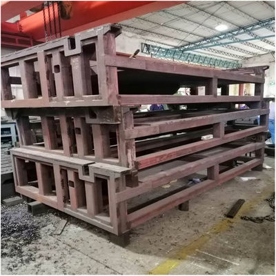 Épaisseur de 3 à 10 mm Structure lourde en acier cadre de soudage Fabrication pour les poteaux de lampadaire