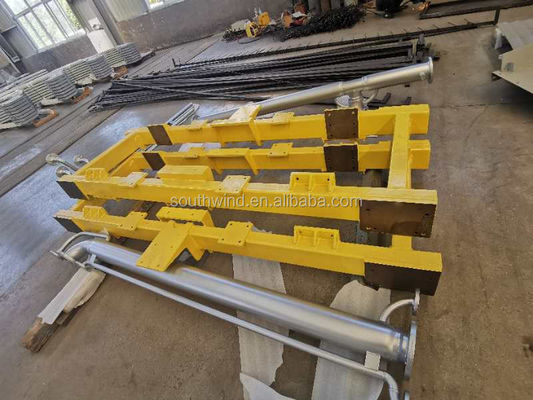 Épaisseur de 3 à 10 mm Structure lourde en acier cadre de soudage Fabrication pour les poteaux de lampadaire