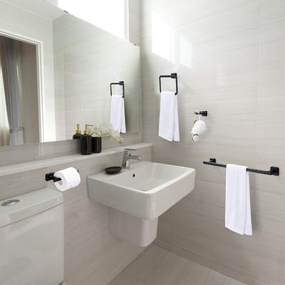 Porte-serviettes équipement de salle de bain ensemble 4 pièces épaisseur 2-5mm Certificat ISO9001 2015