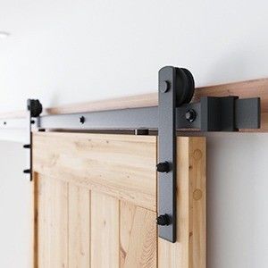 Couleur personnalisée 6.6 FT Heavy Duty robuste porte coulissante de grange kit de matériel pour l'industrie