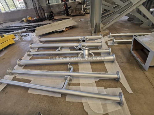 Top Vente Ronde Tapered 5-12m Pole de lumière extérieure avec fabrication et finition galvanisée