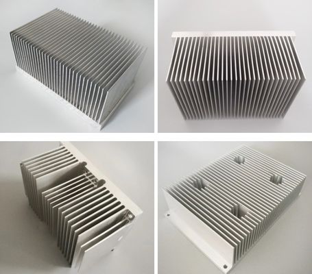 0.4-3mm épaisseur profilé d'évier à chaleur en aluminium pour conception de spatule personnalisée dans n'importe quelle couleur