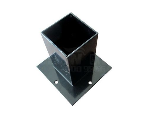 Forage de supports de base sur mesure pour piliers en bois en acier inoxydable galvanisé