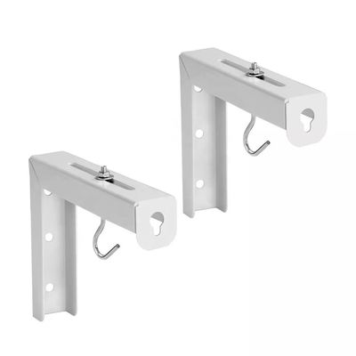 Support solide de type L en acier galvanisé revêtu de poudre et revêtu de nickel