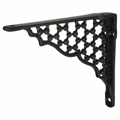 Support solide de type L en acier galvanisé revêtu de poudre et revêtu de nickel
