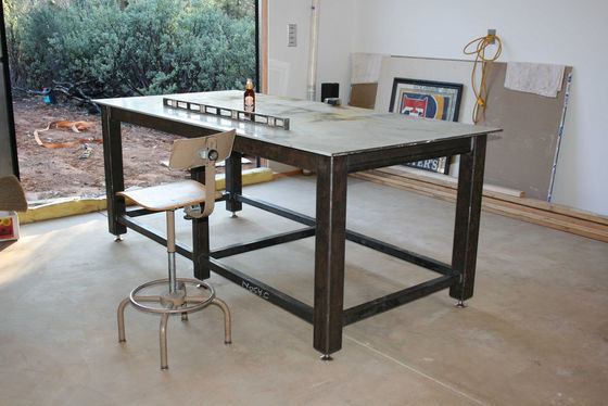 Station de travail mobile de soudage personnalisée pour la fabrication et autres pièces de soudage