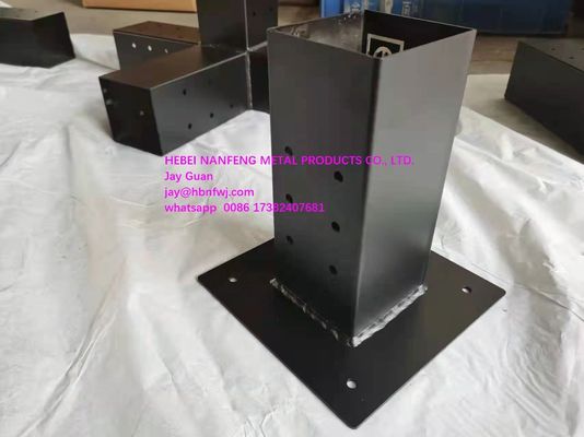 Kit de support en bois surélevé avec processus d'estampage et supports en acier s'adapte à 6x6 pergola