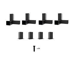 Inspection interne / tierce partie pour le kit de supports de pergola en acier personnalisé du Hebei
