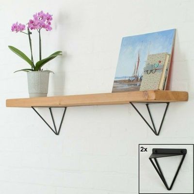 Support de support pour mur de montage en aluminium métallique poli sur mesure avec procédé de forage