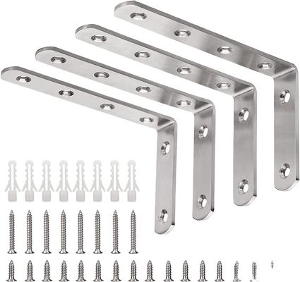 Inspection interne/troisième partie Des supports de rangement personnalisés en acier inoxydable en aluminium montés sur une paroi