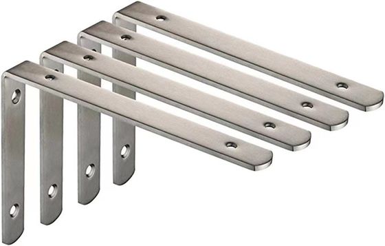 Inspection interne/troisième partie Des supports de rangement personnalisés en acier inoxydable en aluminium montés sur une paroi